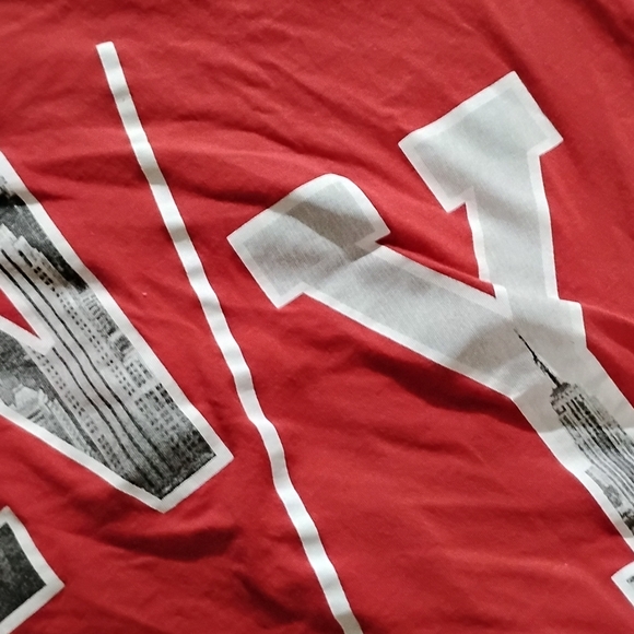 On Fire Men's Red N/Y Long Sleeve Shirt - Picture 2 of 6